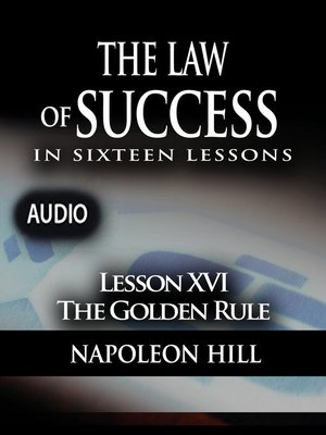cover image of Law of Success - Lesson XVI